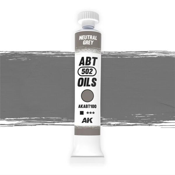 AK ABT120 20 ml. Yağlı Boya, Neutral grey