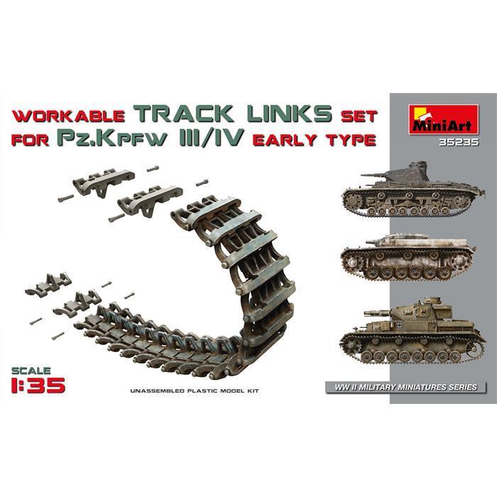 MiniArt Pz. Kpfw III/IV Uygulanabilir Parça Bağlantıları Set. Early
