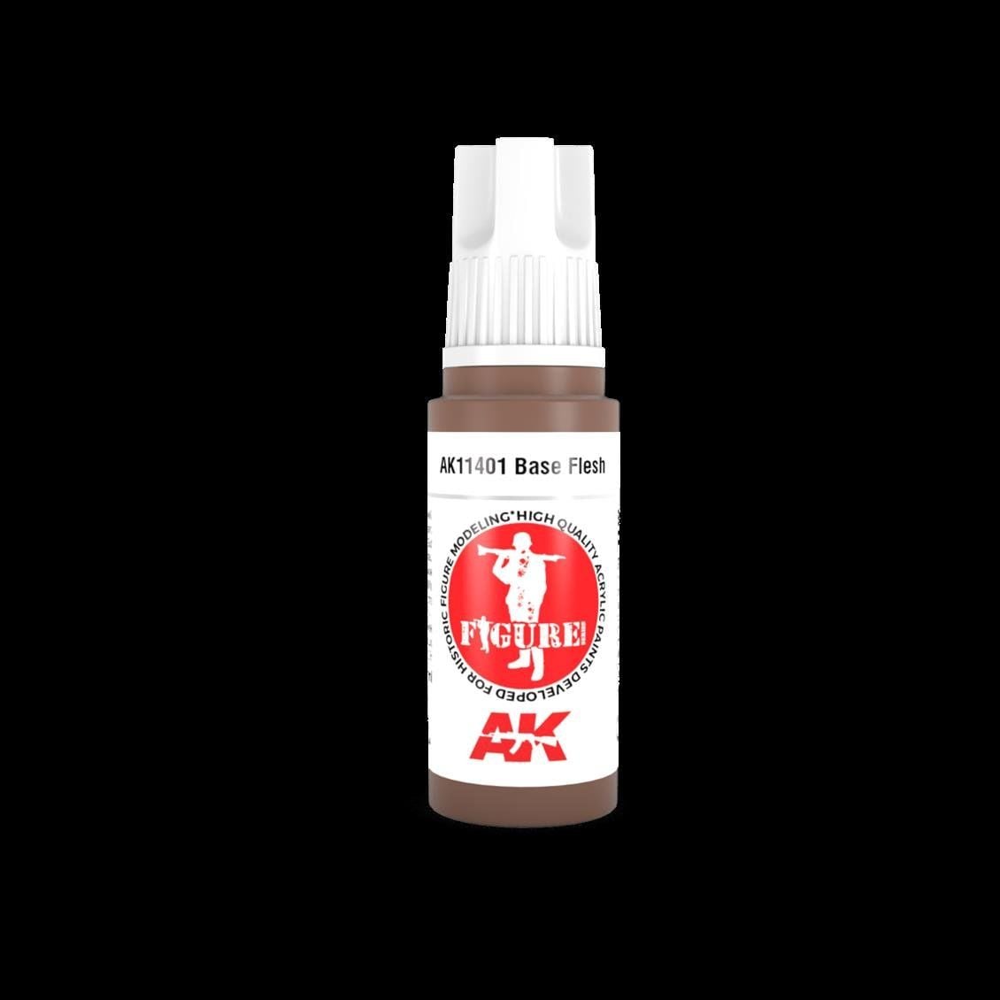AK Interactive 11401 17 ml. Base Flesh, Figürler için Akrilik Model Boyası
