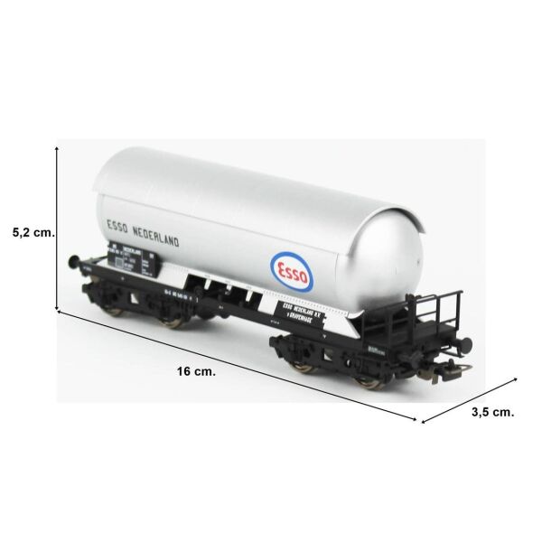 Piko (Expert) 54538 1/87 Ölçek, Esso, LPG Tanklı, NS 3.Dönem, Model Tren Yük Vagonu