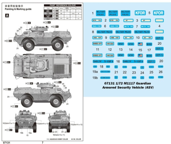 1/72 M1117 Guardfian Armoured Security Vehicle