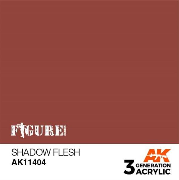 AK Interactive 11404 17 ml. Gölgeli Ten, Figürler için Akrilik Model Boyası