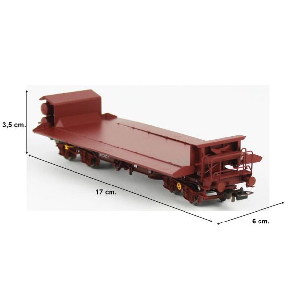 Piko (Expert) 54601 1/87 Ölçek, Yana Devirmeli Gondol, DR 4.Dönem, Model Tren Yük Vagonu