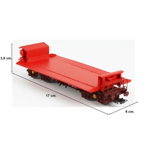 Piko (Expert) 54604 1/87 Ölçek, Fakks127, ÇiftTarafa Devirmeli Kamyon Kasa, DB 5.Dönem, Model Tren Yük Vagonu