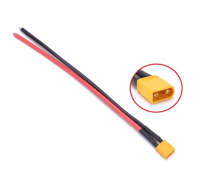 XT-30 Kablolu Erkek Konnektör (16AWG 10 cm)  XT30