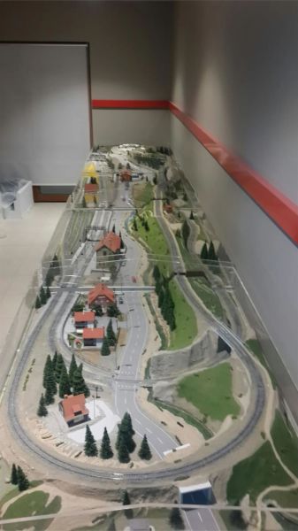 110 X 640 Cm. Hazır Çift Hatlı 1/87 Ölçek, Ho Diorama