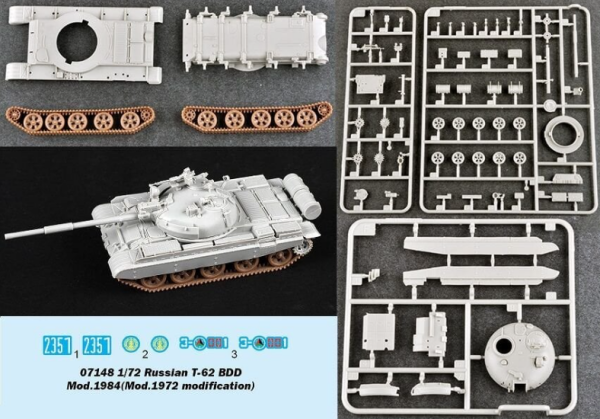 1/72 Russian T-62 BDD Mod.1948 (Mod.1972 Modif.)