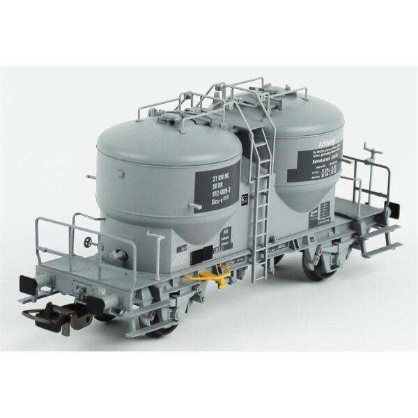 Piko (Expert) 54699 1/87 Ölçek, Ucs Silo ve Aksesuarlı, DR 4.Dönem, Model Tren Yük Vagonu