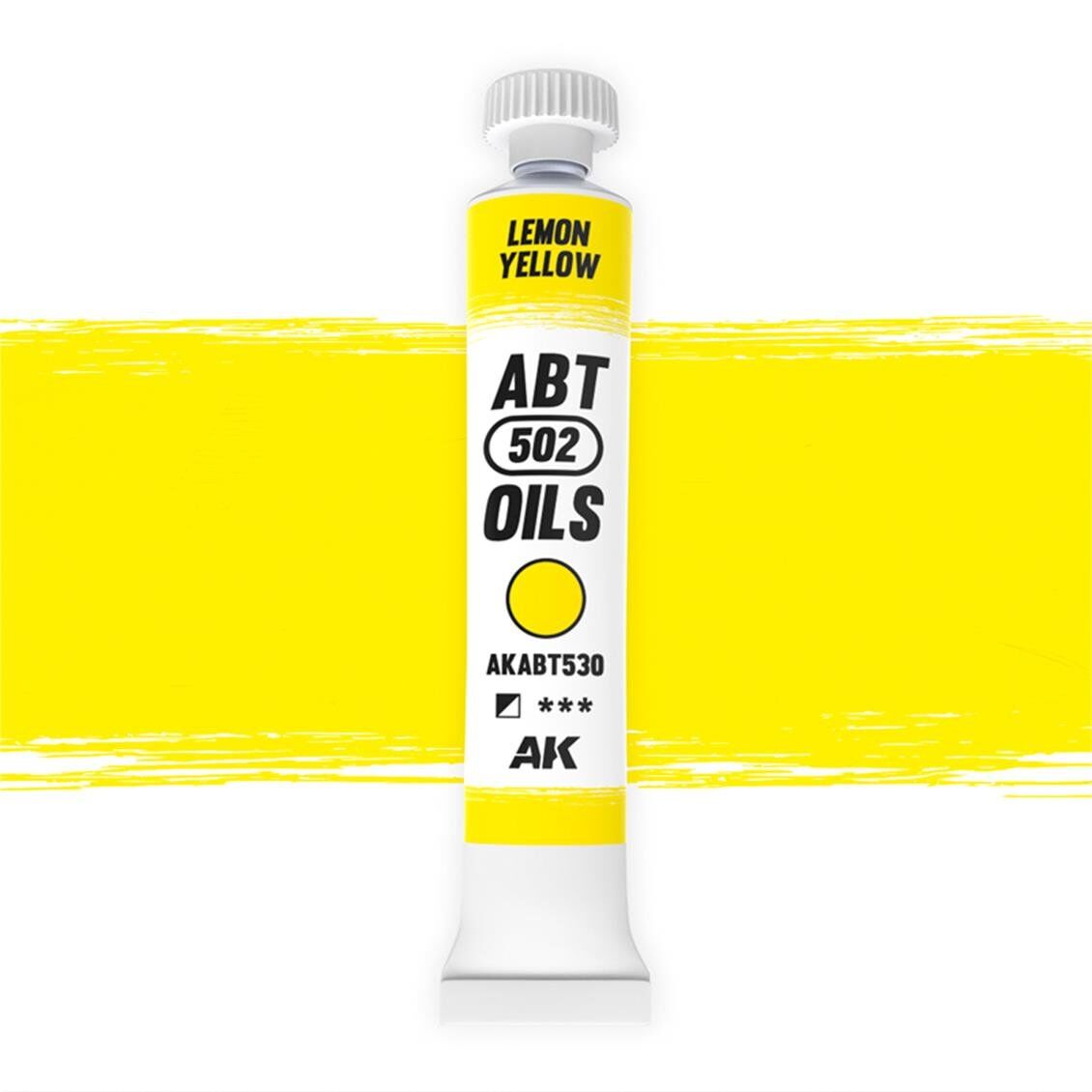 AK ABT540 20 ml. Yağlı Boya, Lemon Yellow