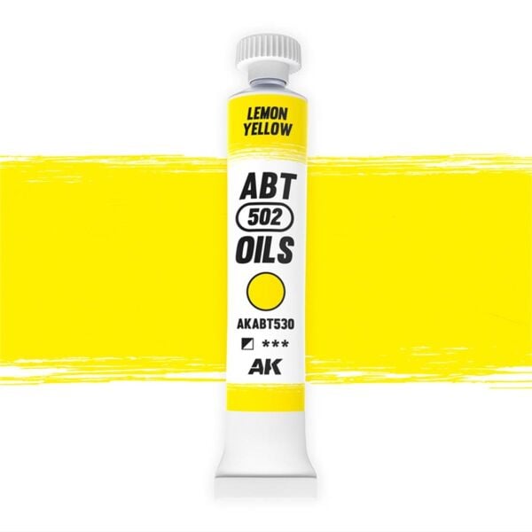 AK ABT540 20 ml. Yağlı Boya, Lemon Yellow