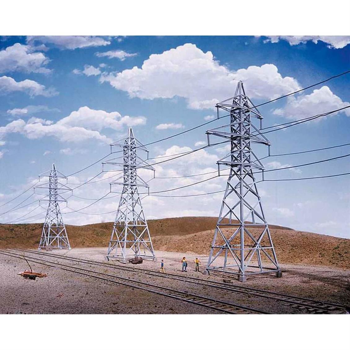 Faller 533121 Enerji Nakil Direkleri, 4 Adet, Plastik Model Kiti