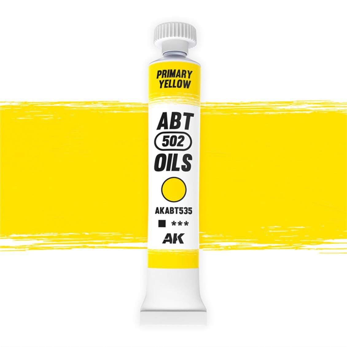 AK ABT545 20 ml. Yağlı Boya, Primary Yellow