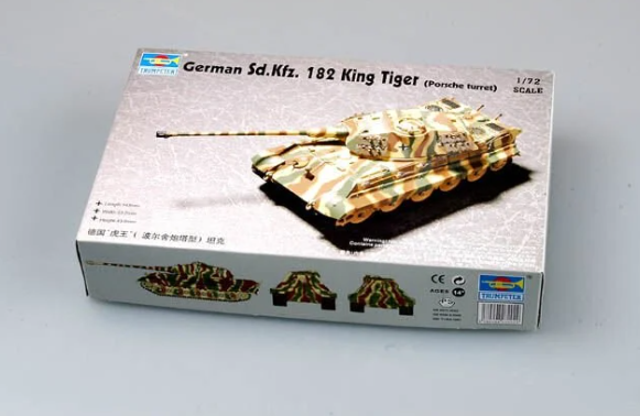 1/72 German Sd.Kfz. 182 King Tiger (Porsche Turret