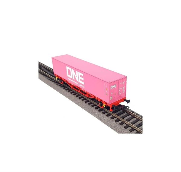 Piko 57757 1/87 Ölçek, NS IV, 40' ONE Konteynerli, Düz Kasa, Model Tren Konteyner Vagonu