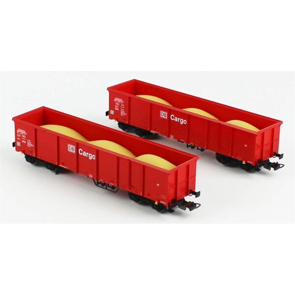 Piko (Expert) 58234 1/87 Ölçek, 2 Adet Eaos Gondola Tipi, Kum Taşıyan, DB AG 5.Dönem, Model Tren Yük Vagonu