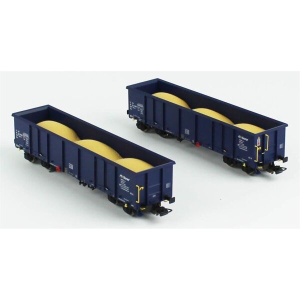 Piko (Expert) 58239 1/87 Ölçek, 2 Adet Eaos Gondola Tipi, Kum Taşıyan, Axbenet 6.Dönem, Model Tren Yük Vagonu