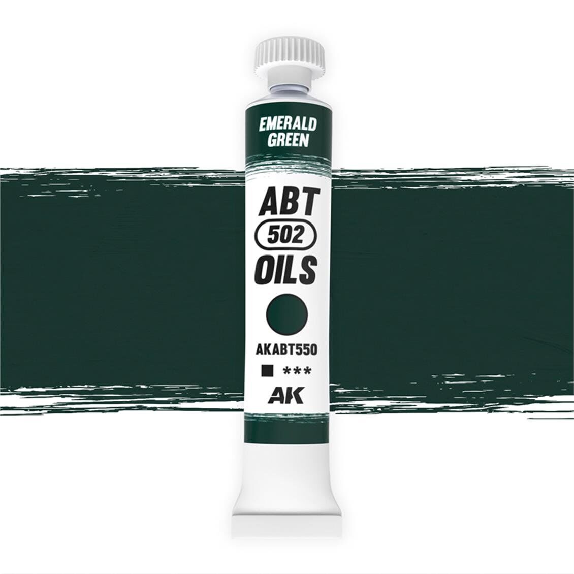AK ABT560 20 ml. Yağlı Boya, Emerald green