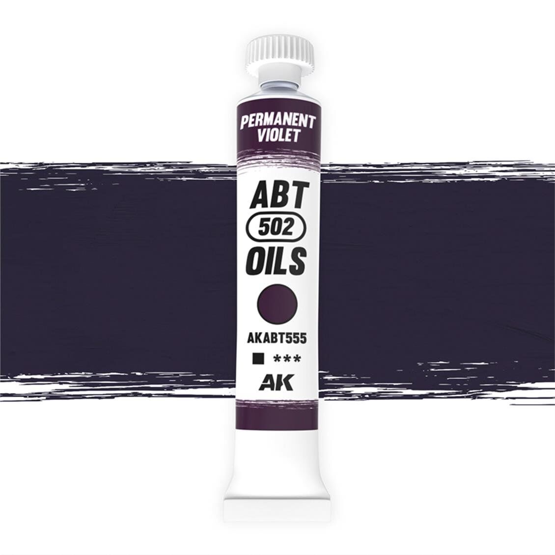 AK ABT605 20 ml. Yağlı Boya, Permanent Violet