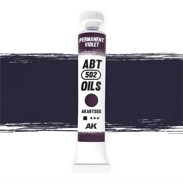 AK ABT605 20 ml. Yağlı Boya, Permanent Violet