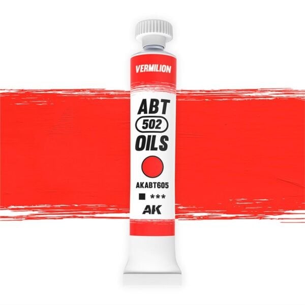 AK ABT615 20 ml. Yağlı Boya, Vermilion