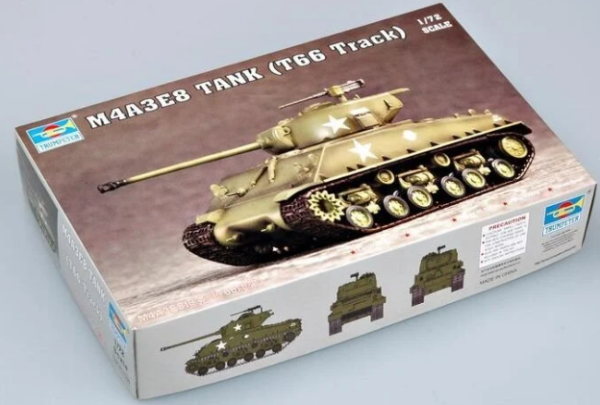 1/72 M4A3E8 Tank (T66 Track)