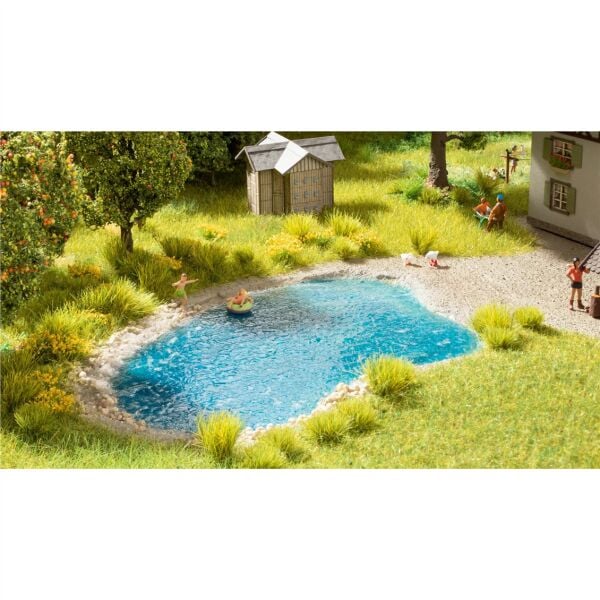 Noch 60852 Göl Yüzeyi İçin Desenli  Film Tabakası, Renksiz, 41x26 cm., Diorama Malzemesi