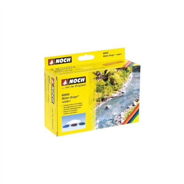 Noch 60856 Su damlaları Oluşturma Malzemesi, Mavi,Yeşil,Kahve, 250 Gram, Diorama Malzemesi