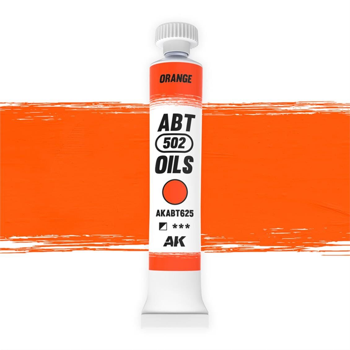 AK ABT307 20 ml. Yağlı Boya, Orange