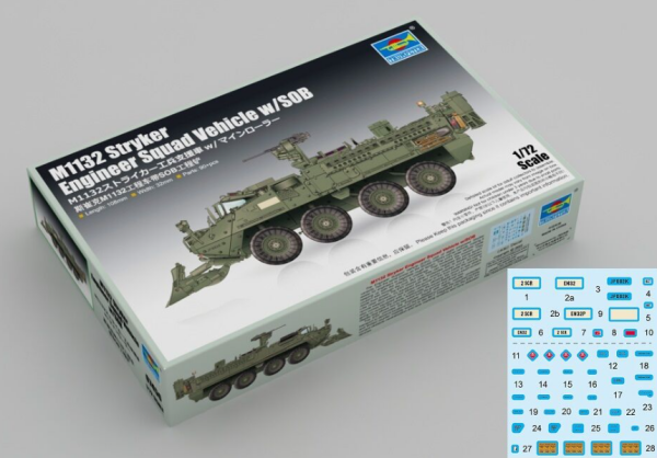1/72 M1132 Stryker Engineer Squad Vehicle w/SOB