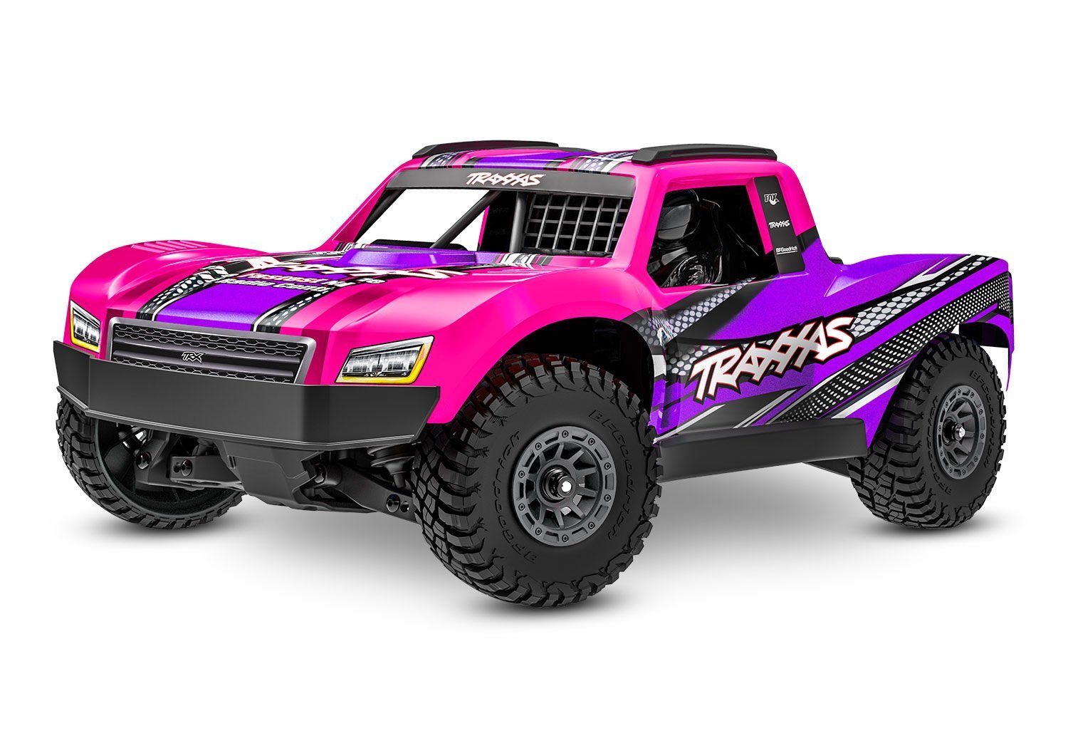 Traxxas Mini Slash 4X4 Brushless Pembe