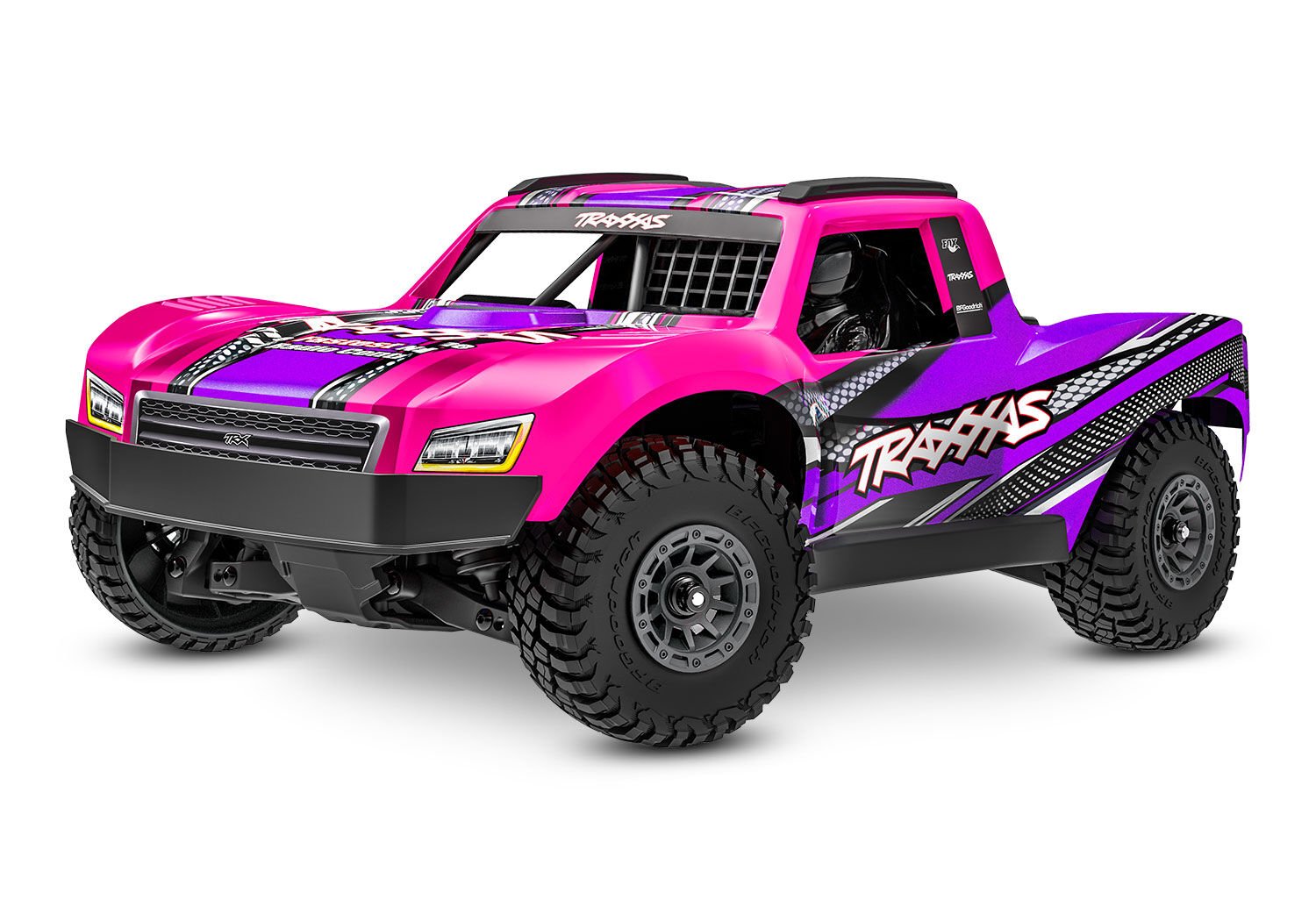 Traxxas Mini Slash 4X4 Brushless Pembe