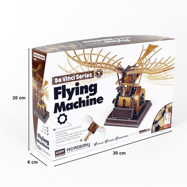 Academy 18146 Da Vinci Uçan Makine, Plastik Model kiti