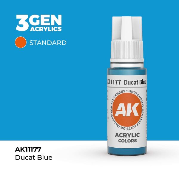 AK 11177 17 ml. Ducat Blue, 3GEN Akrilik Model Boyası
