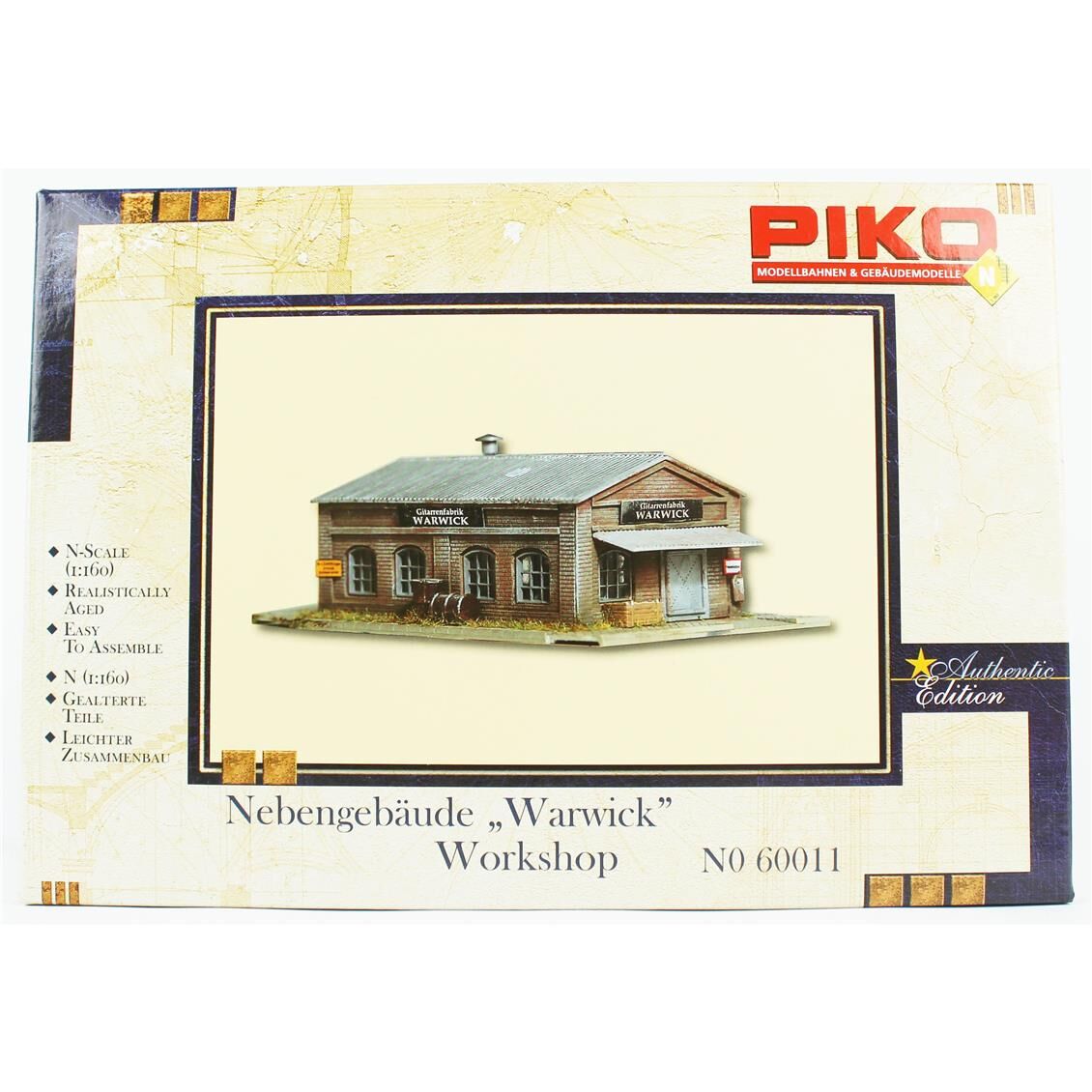 Piko 60011 1/160 Ölçek, Warwick Atölyesi, Plastik Model Kiti
