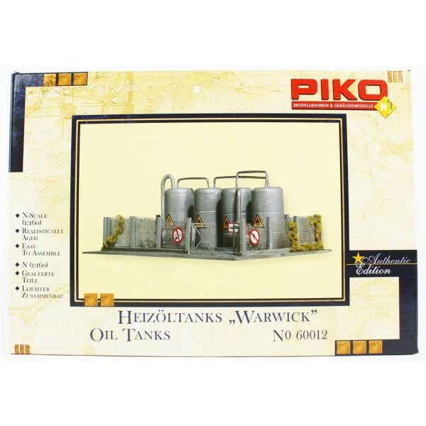 Piko 60012 1/160 Ölçek, Warwick Yağ Tankları, Plastik Model Kiti