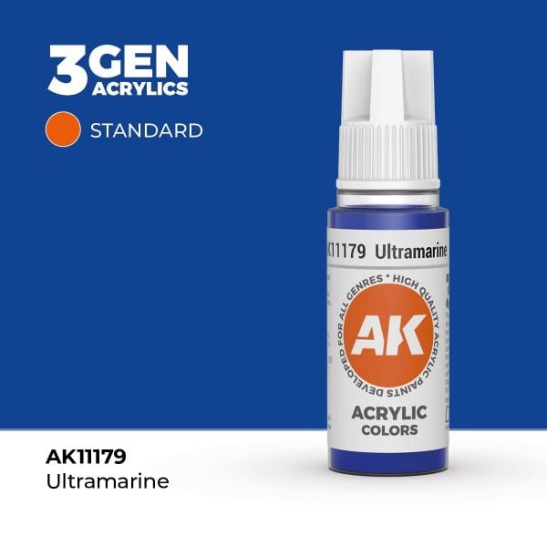 AK 11179 17 ml. Ultramarine, 3GEN Akrilik Model Boyası