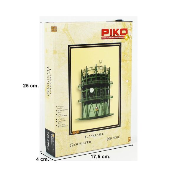 Piko 60013 1/160 Ölçek, Gaz Deposu, Plastik Model Kiti