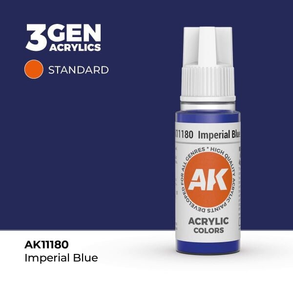 AK 11180 17 ml. Imperial Blue, 3GEN Akrilik Model Boyası