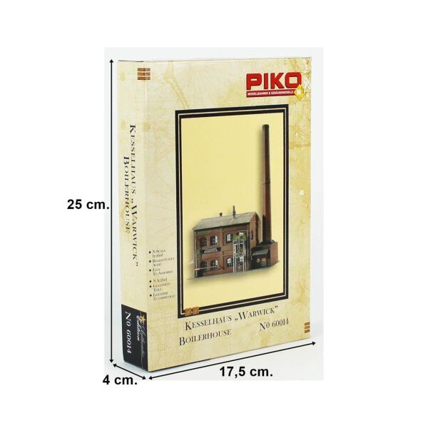 Piko 60014 1/160 Ölçek, Warwick Isı Santralı, Plastik Model Kiti