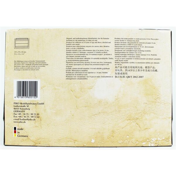 Piko 60015 1/160 Ölçek, Louis Baufeld Nakliyat Ambarı, Plastik Model Kiti