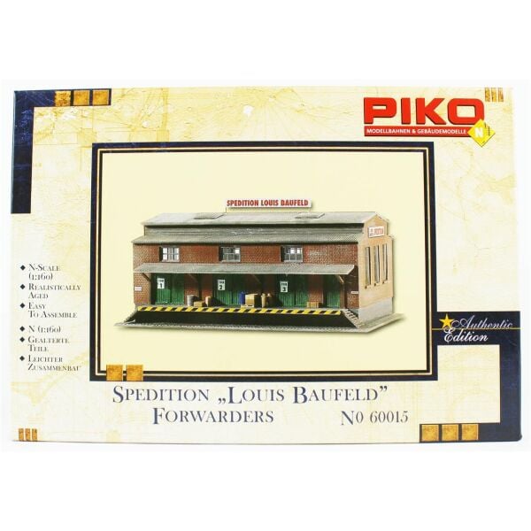 Piko 60015 1/160 Ölçek, Louis Baufeld Nakliyat Ambarı, Plastik Model Kiti