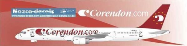 Nazca Decals Cor002 1/144 Ölçek, Corendon Flyair 757