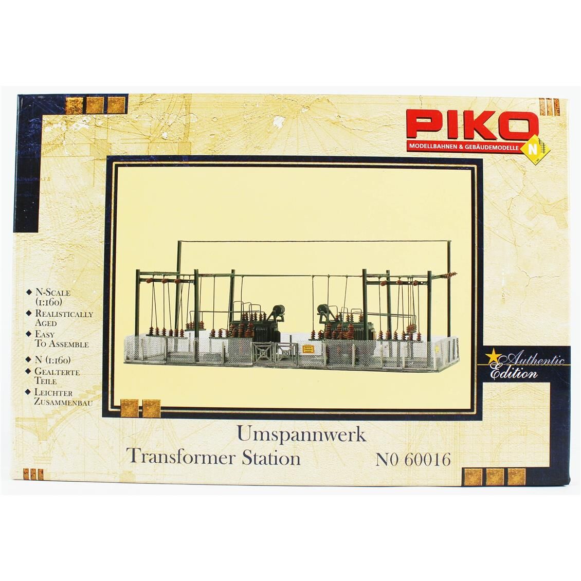 Piko 60016 1/160 Ölçek, Trafo Tesisi, Plastik Model Kiti