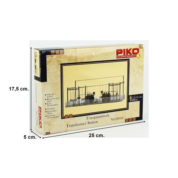 Piko 60016 1/160 Ölçek, Trafo Tesisi, Plastik Model Kiti