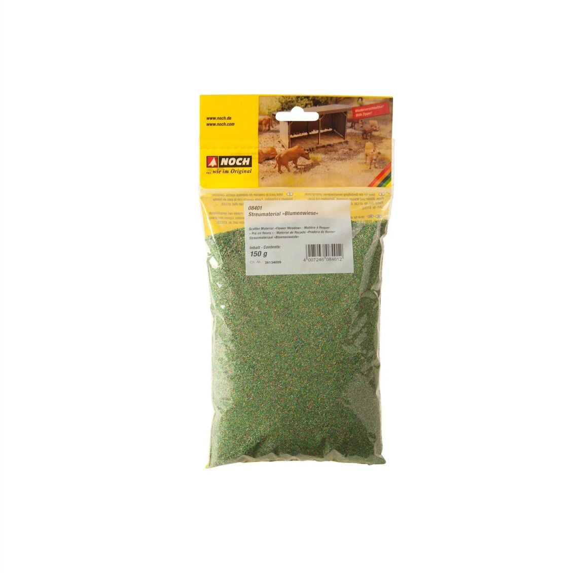 Noch 8401 Çiçekli Çayır Dokusu, 150 Gram Diorama Malzemesi