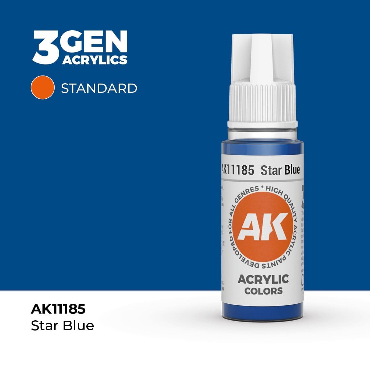 AK 11185 17 ml. Star Blue, 3GEN Akrilik Model Boyası