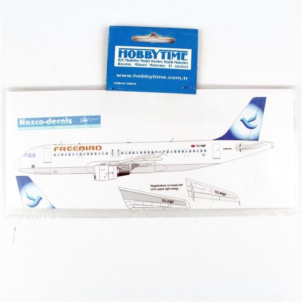 Nazca Decals Frb004 1/144 Ölçek, Freebird A-320
