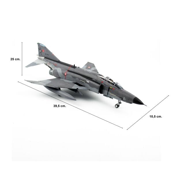 QD194 1/48 Ölçek, RF-4E TM 173. Filo (Şafak), Sergilemeye Hazır Model Uçak