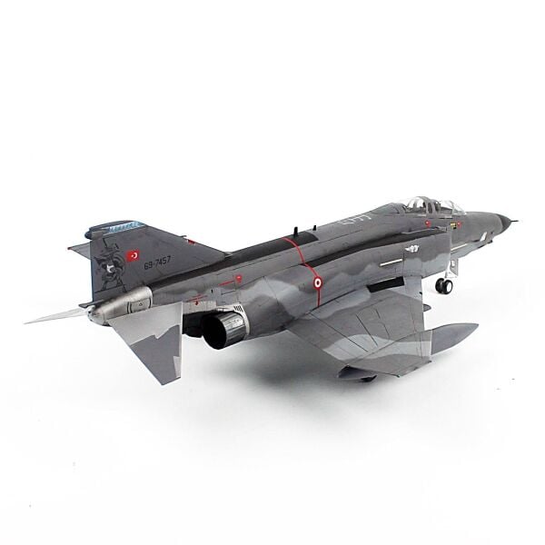 QD194 1/48 Ölçek, RF-4E TM 173. Filo (Şafak), Sergilemeye Hazır Model Uçak