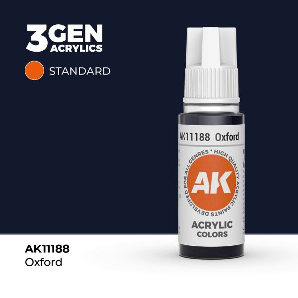 AK 11188 17 ml. Oxford, 3GEN Akrilik Model Boyası